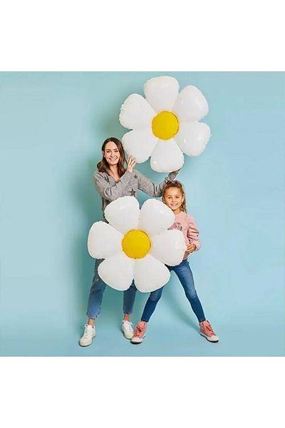 Parti Dükkanım Daisy Foil Balloon - Green 2 Size