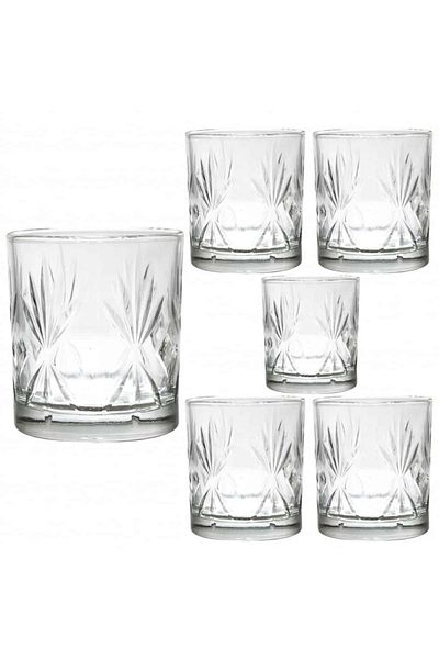 Cesiro Set 6 pahare de 305 ml din sticla, Cesiro