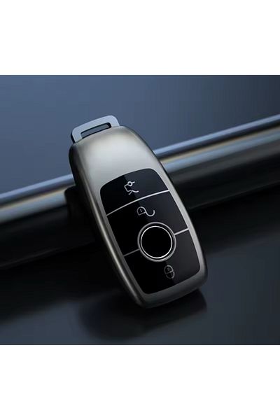emii auto spare parts Mercedes Key Case Cover Dark Grey, Suitable for a E S g Models