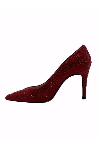 Poletto Hakiki Deri Kırmızı Ayakkabı Gece/abiye 4924 18