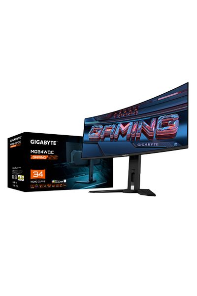 Gigabyte Monitor OLED WQHD MO34WQC 34" - 3440x1440(WQHD), 175Hz, 0.03ms, KVM, 250 cd/m2, FreeSync