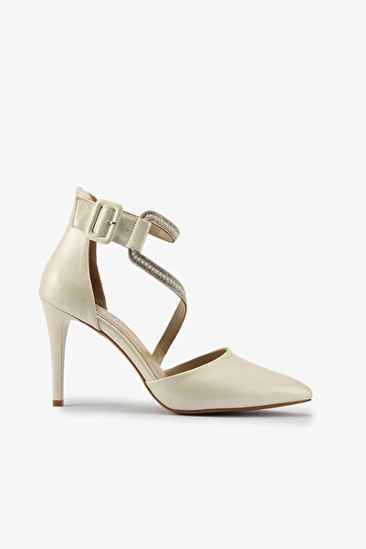 SAYL حزام الكاحل البيج حجر الخنجر المرأة مفصلة