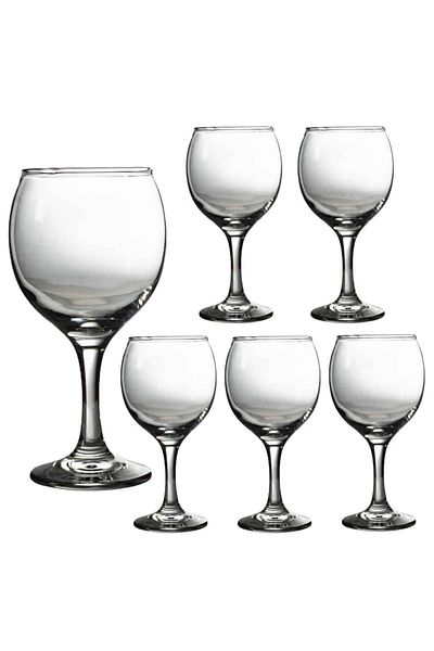 Cesiro Set of 6 275 ml glasses with glass stem, Cesiro