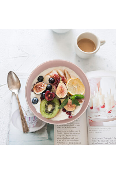 Cesiro Set farfurii 18 piese, pentru 6 persoane, Matte Pink, Cesiro, Roz Mat