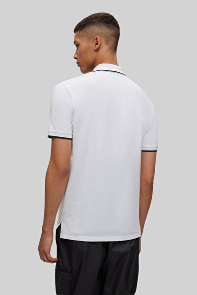 HUGO Slim Fit Green Men's Polo T-Shirt