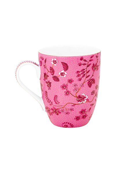 Pip Studio Porcelain mug, Jolie collection, Flowers Pink, 145 ml, Pip Studio