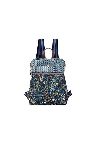 Pip Studio Rucsac Finlee damă, Pip Studio, Blue, 28x11x36 cm, colecția Tutti i Fiori