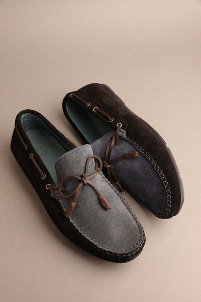 Gondol Loafer clasic pentru bărbați din piele naturală, combinație neagră 41 ttx.265