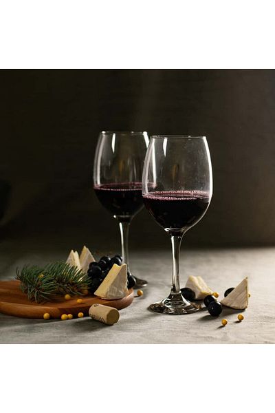 Cesiro Set of 6 580 ml glasses with glass stem, Cesiro