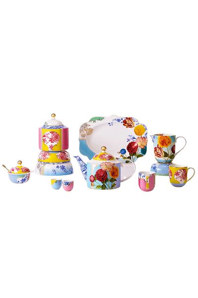 Pip Studio Porcelain milk jug, Pip Studio, 260ml, Royal Multi collection