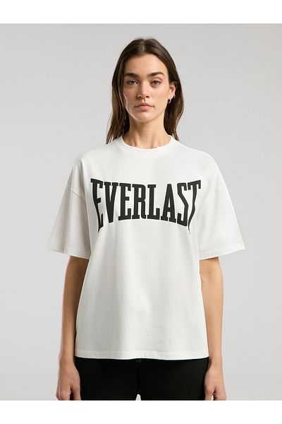EVERLAST Ever Classics Wmn Oversize Λευκό γυναικείο T-Shirt