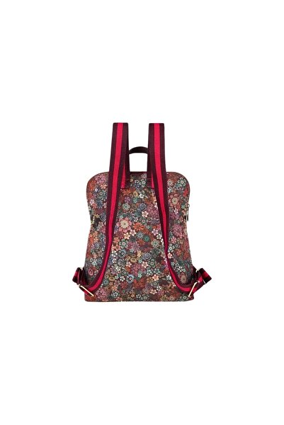 Pip Studio Rucsac Finlee damă, Pip Studio, Red, 28x11x36 cm, colecția Tutti i Fiori