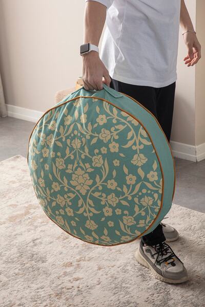 Ottoson Dekoratif Çok Amaçlı Yer Minderi Iç Dolgulu