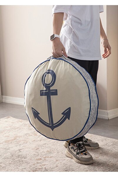 Ottoson Dekoratif Çok Amaçlı Yer Minderi İç Dolgulu