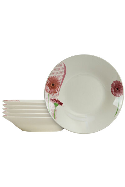 Cesiro Adaugă Eleganță Culinară cu Setul de 6 farfurii de Masă Ivoire cu Margareta!