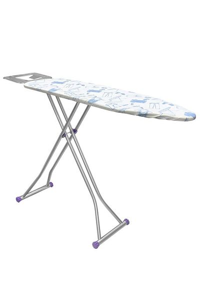 Floria Zilan Ironing Board Zln7666, Work Surface 110x33 Cm, Metal Mesh Top, Iron Stand