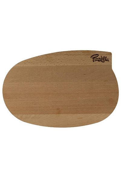 Cesiro Tocator platou lemn, cu maner, Cesiro, 350x230x10 mm, Maro natur