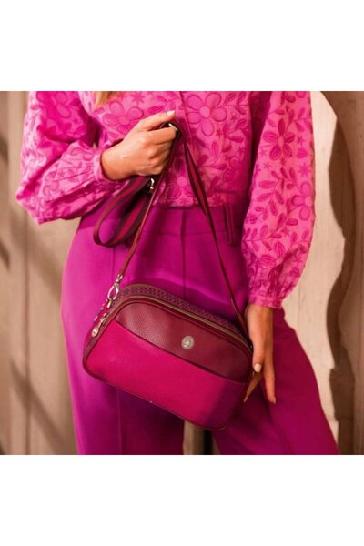 Pip Studio Geantă Frida crossbody, Red, 26.5x7.5x16.5 cm, colecția Uni, Pip Studio