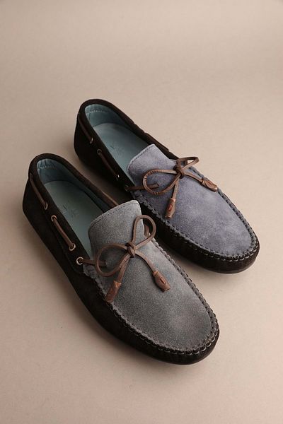 Gondol Loafer clasic pentru bărbați din piele naturală, combinație neagră 41 ttx.265