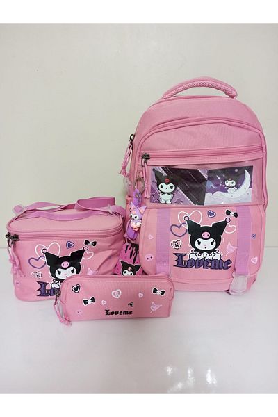Alanç Gift Rucsac ortopedic pentru școală primară pentru fete în stil coreean Kawaii Set pentru școală primară pentru nutriție termică și suport pentru stilouri