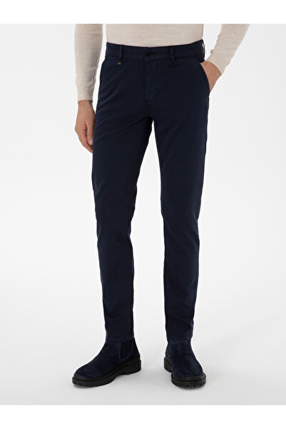 Cacharel Lacivert Slim Fit Kanvas Pantolon 50311593-VR033