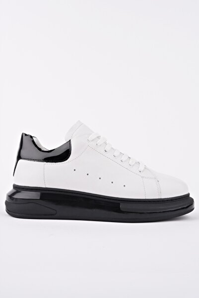 MUGGO Ανδρικά αθλητικά παπούτσια casual αθλητικά παπούτσια Lord Lace-Up από γνήσιο δέρμα με χοντρή σόλα