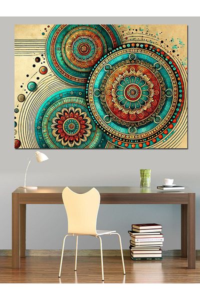 Tablomega Pânză Decorativă Spiritul Mandalei - Lemn MDF