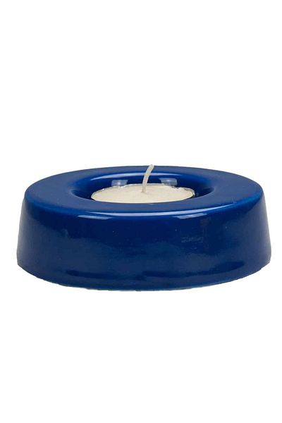 Cesiro Suport de lumânări Albastru Ultramarin, Ceramica, Ø 9.4 cm