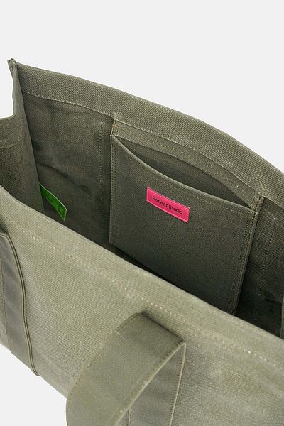 WWF Market Imperfectly Perfect Maxi Handy Bag - Χακί