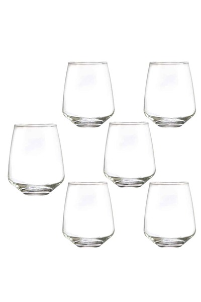 Cesiro Set of 6 350 ml glass glasses, Cesiro