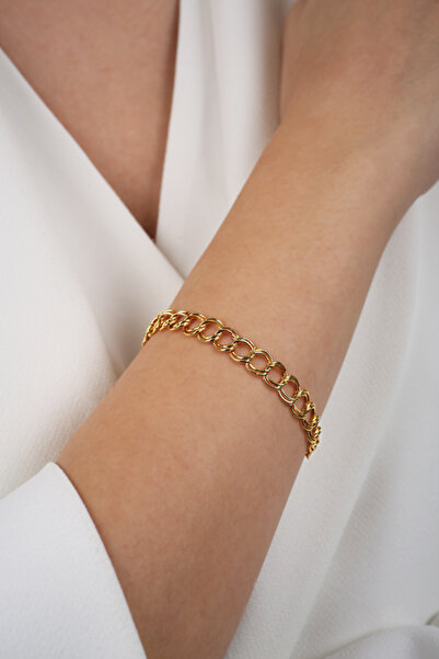 DİAMİNE PIRLANTA 14 Ayar Altın Samanyolu Bileklik