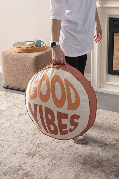 Ottoson Dekoratif Çok Amaçlı Yer Minderi Iç Dolgulu