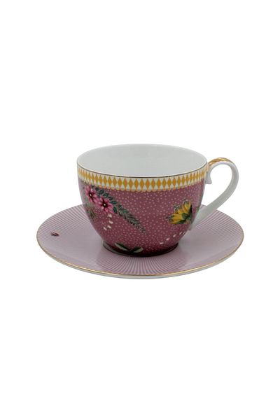 Pip Studio Set of 2 cups with saucers, Pip Studio, La Majorelle collection