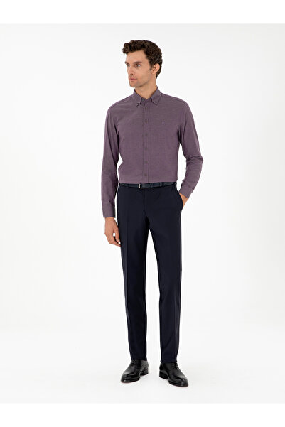 Cacharel Lacivert Slim Fit Kumaş Pantolon 50284740-VR033