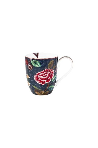 Pip Studio Cană porțelan, Pip Studio, Blue, 450ml, colecția Berry Blues
