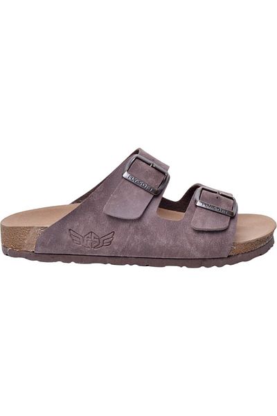 FLY SOFT S903-002 Ανδρικές καλοκαιρινές παντόφλες άνεσης με σόλα από φελλό με δύο πόρπες