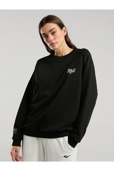 EVERLAST Черен дамски суитшърт Ever Essentials