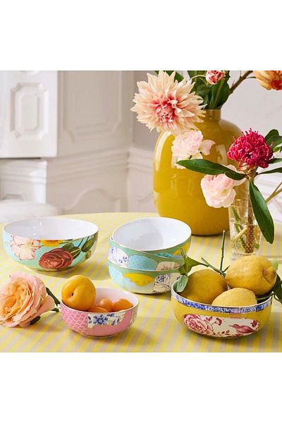 Pip Studio Porcelain bowl, Pip Studio, Multicolor, 23 cm, Royal Multi collection