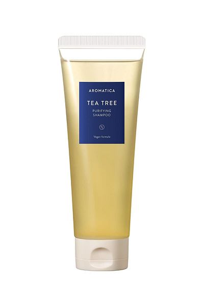 Aromatica Anti-Spill Dandruff and Anti-Oil Tea Tree Extract Shampoo Does Not Contain Silicone Sulfate 180ml