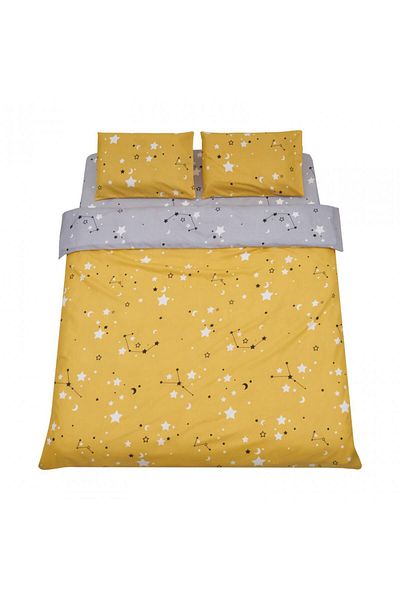vanora Microfiber King size Bed set Stars