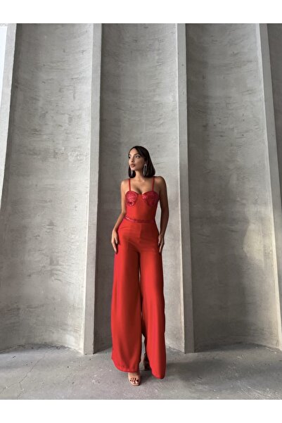 ADA MODA Women's jumpsuit with suspenders