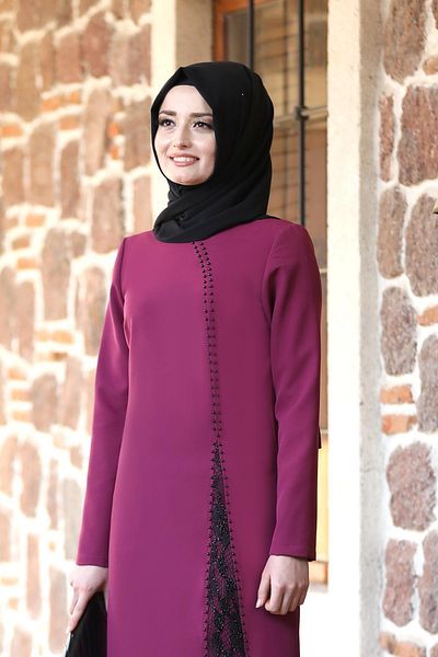 Modaviki Sahra Double Set Plum Fvm212