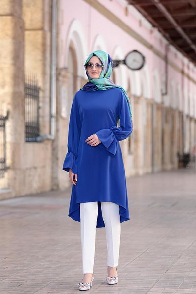 Modaviki Eflin Tunik Saks Fvm202