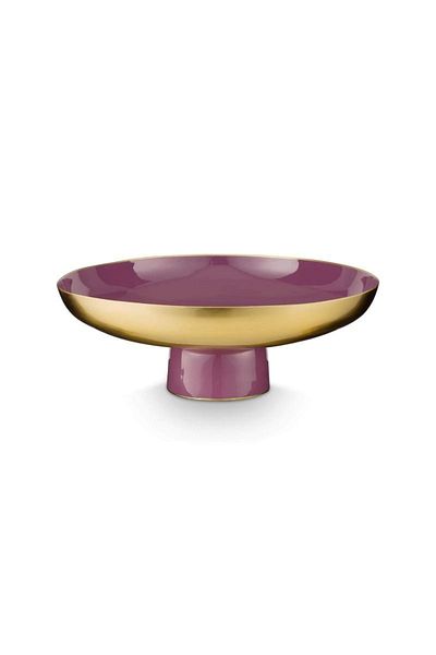 Pip Studio Tavă din metal, Pip Studio, Low Lilac, 12.5x35 cm, colecția Lily&Lotus