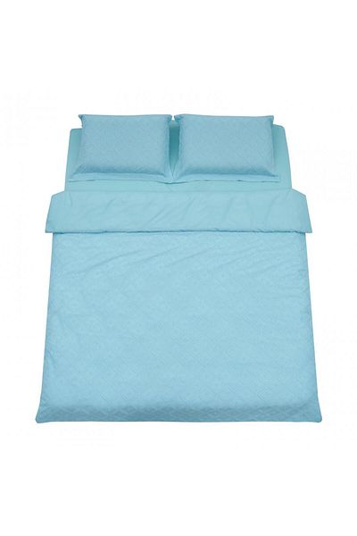 Heinner Home Tufted Microfiber King size Bed set Blue