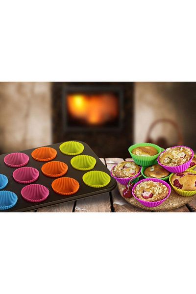 vanora TAVĂ PENTRU 12 BRÓOSE CU FORME DE SILICON, 35X26,5X3CM