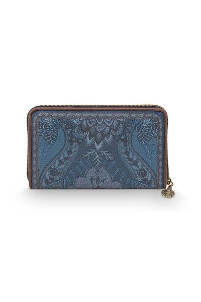 Pip Studio Portofel, Pip Studio, Denim Blue, 18x11x3 cm, colecția Kyoto Festival