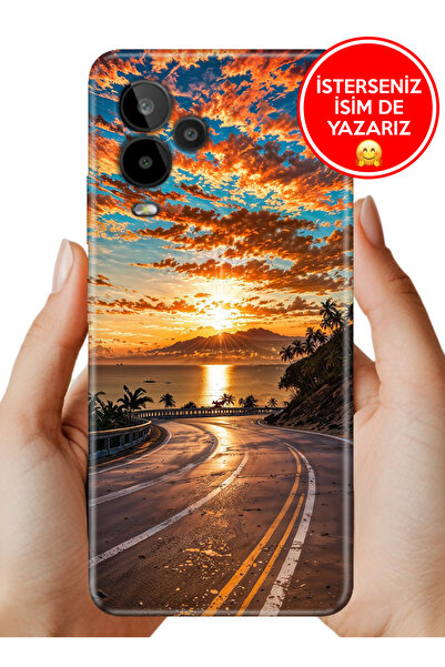 General Mobile GM 24 Pro Kılıf Desenli Baskılı TR-Üretim Kapak Silikon Manzaram