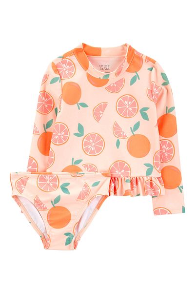 Carter's Little Girl's Sunscreen Swimsuit Set