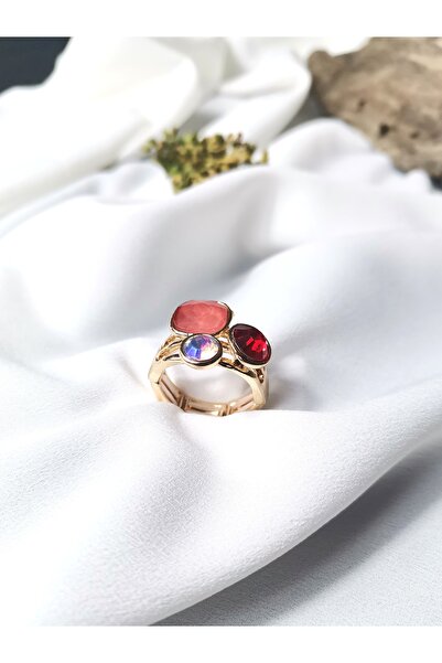 Luna Jewelry Kadın Gold Renk Celestial Harmony Zirkon Taşlı  316L Çelik Ayarl...